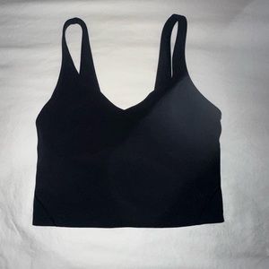 Lululemon black Align cropped tank top size 4